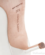 Ivory Hangisi Satin Pearl Pump