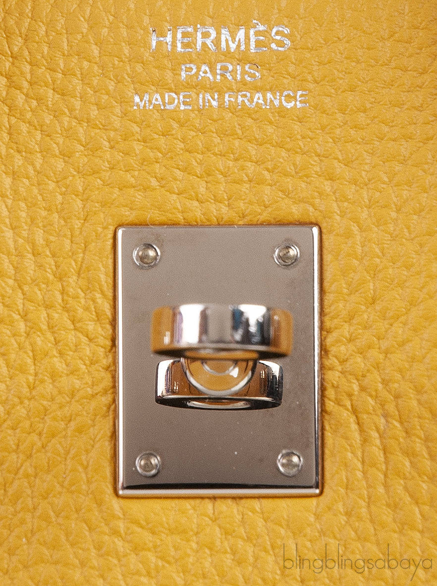Birkin 25 Jaune Ambre Togo PHW