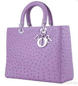 Lady Dior Lilac Ostrich
