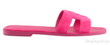 Fuchsia Oran Sandals