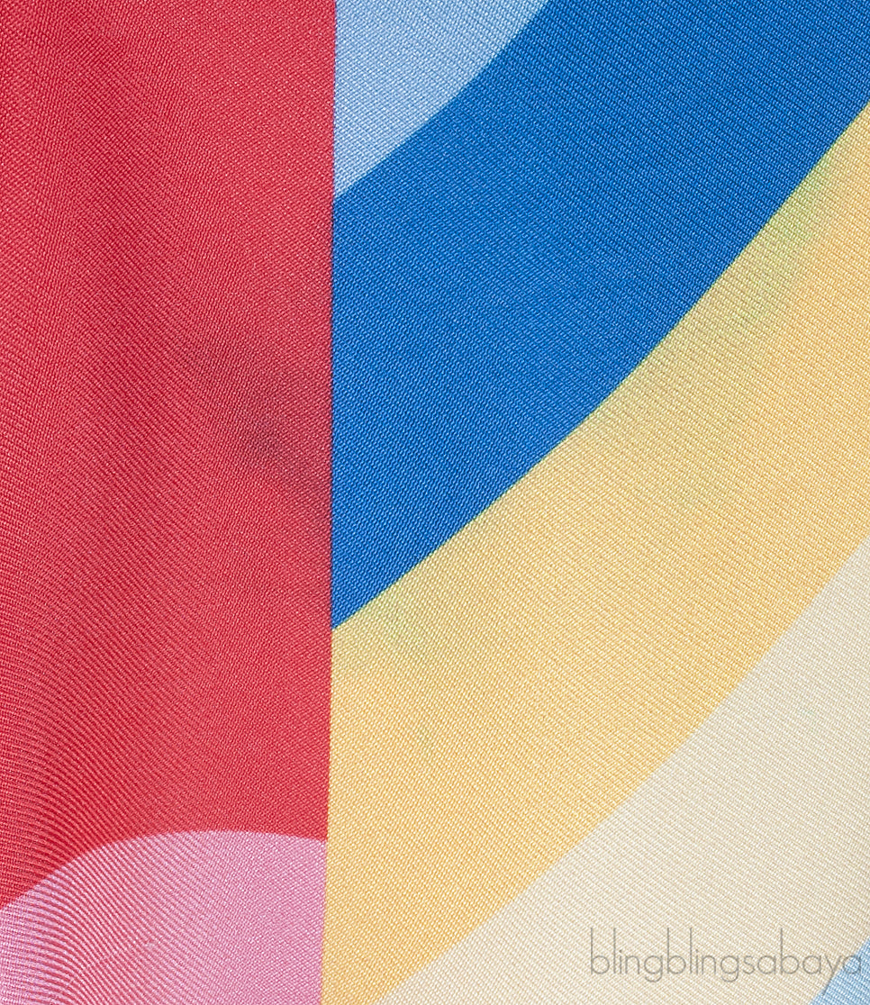 Apollo Multicolored Scarf Dress