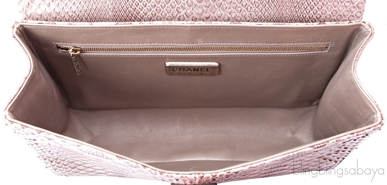 2.55 Reissue Alligator Nude Flap Bag