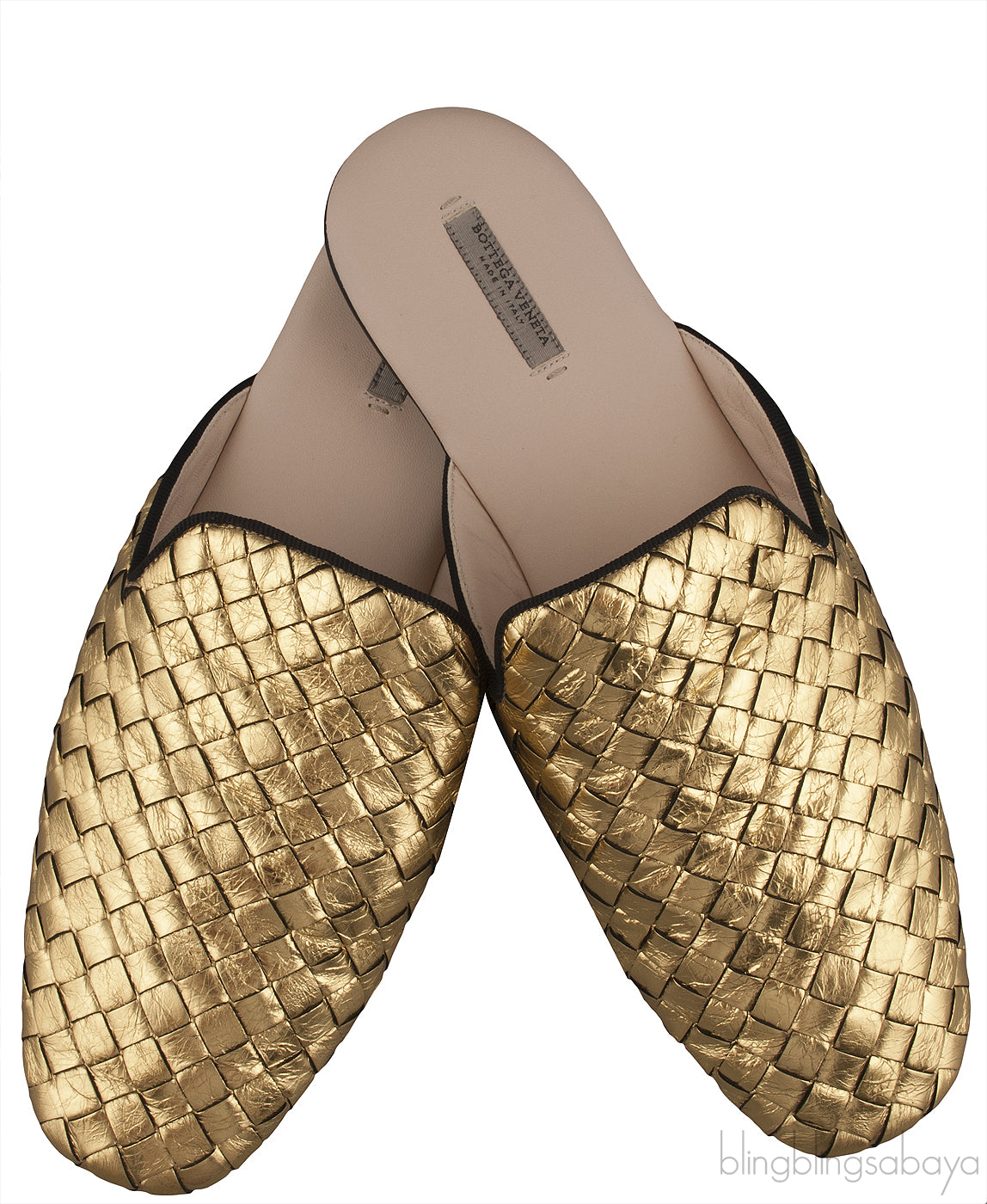 Gold Fiandra Slippers