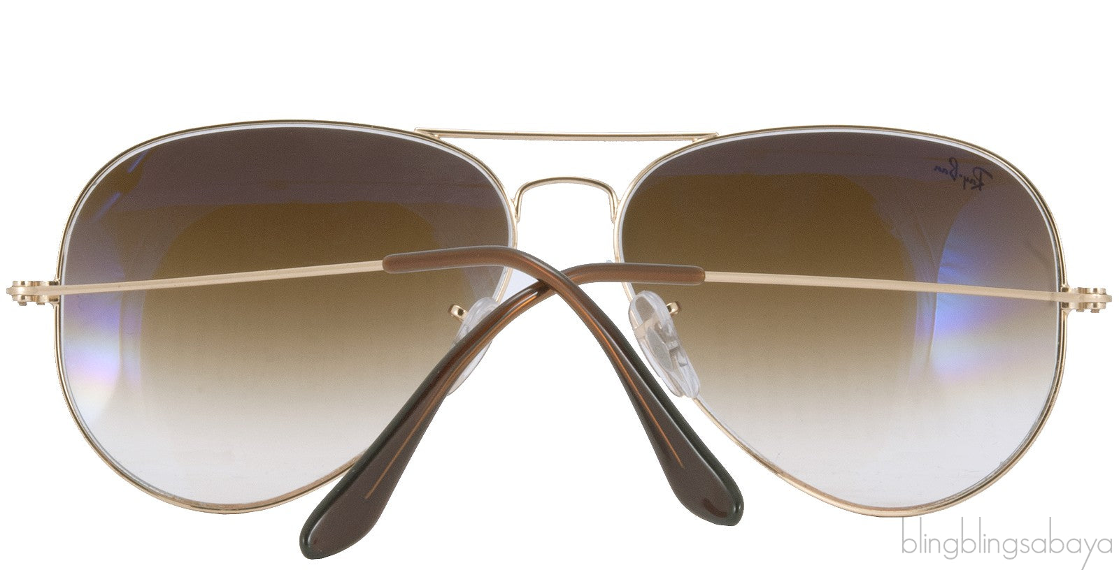 Gold Aviator Sunglasses