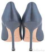 Dark Grey Hangisi Satin Heels