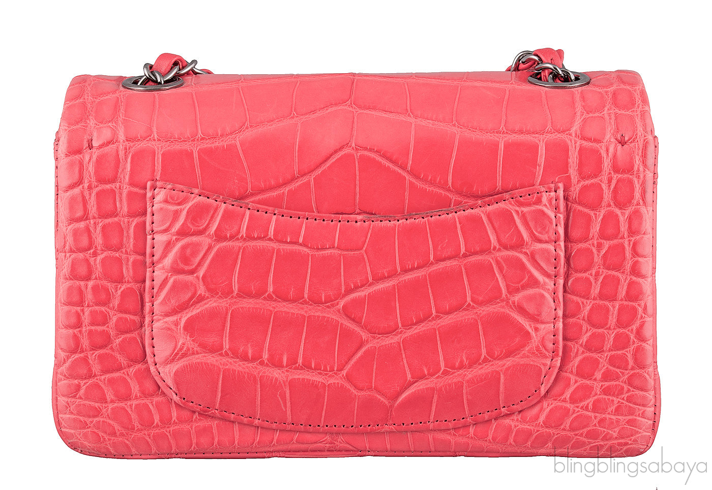Bougainvillea Croc Mini Bag