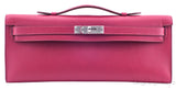 Kelly Cut Red Swift Clutch