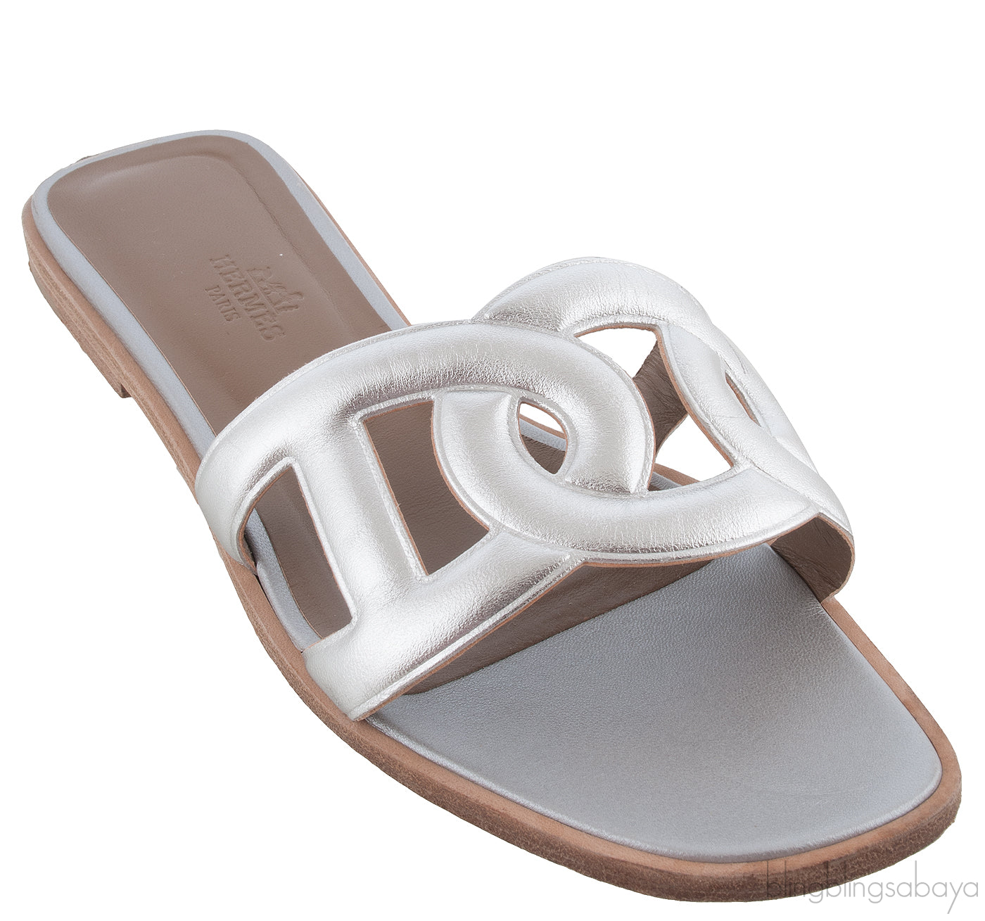 Omaha Silver Sandals