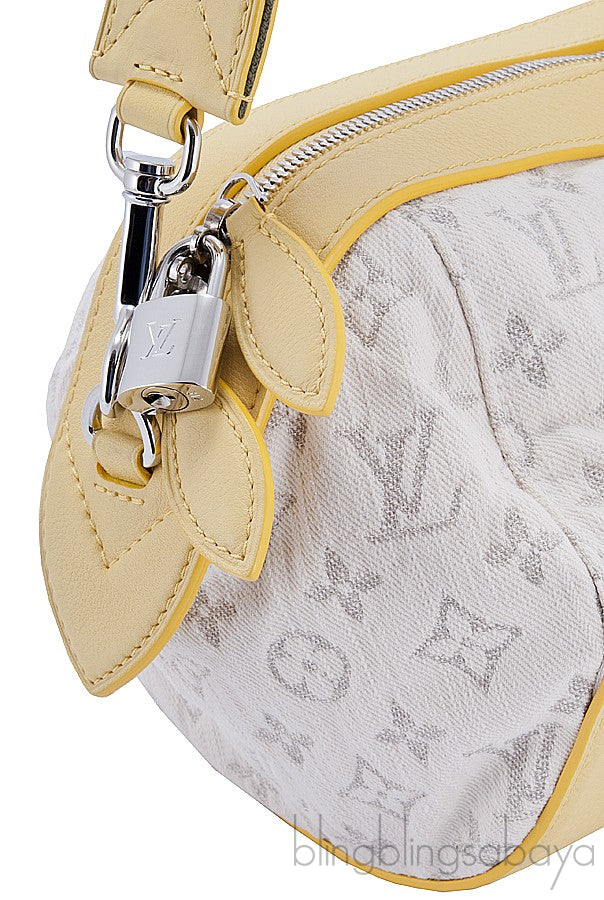 Monogram Denim Shoulder Bag