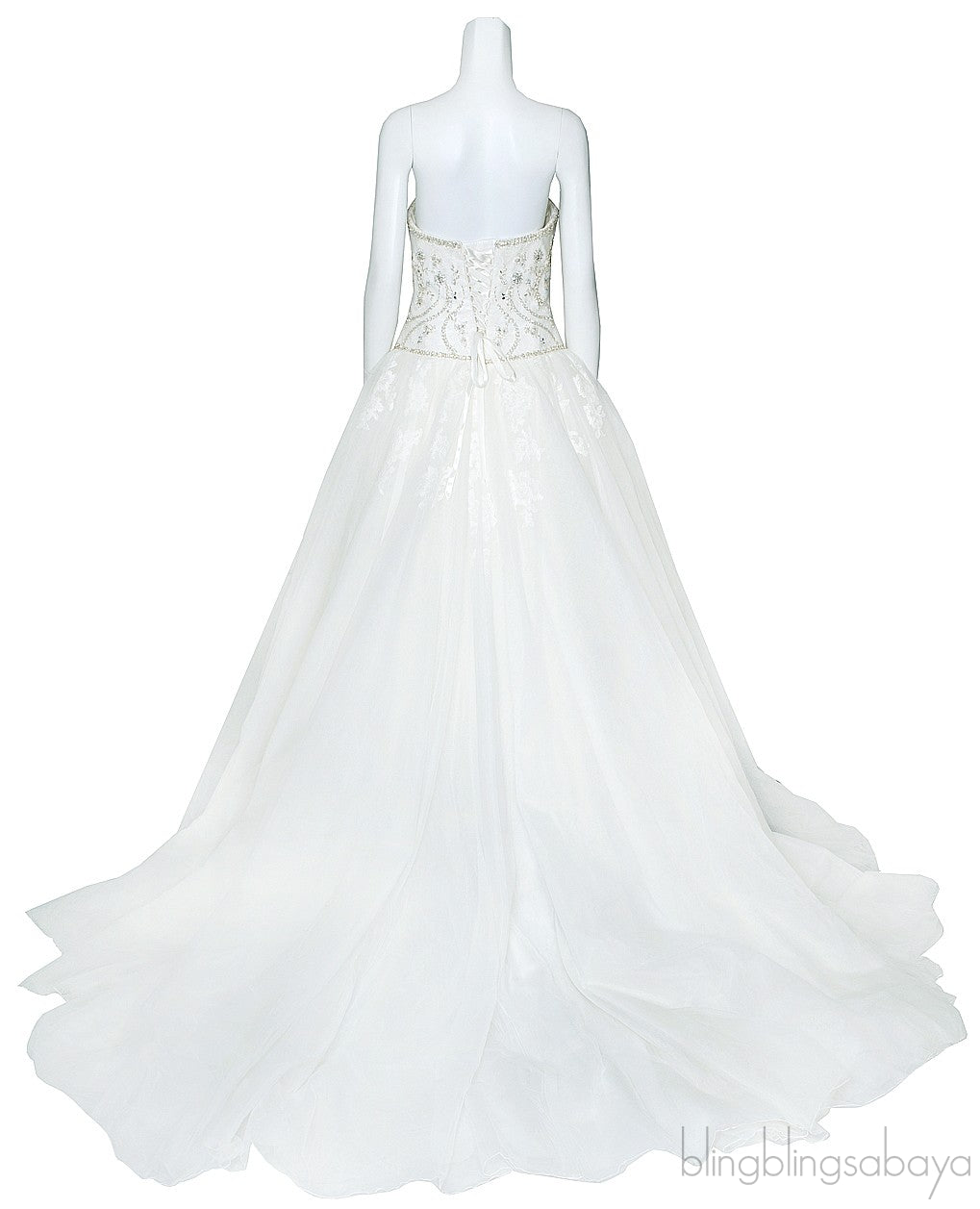 Tube Ball Wedding Gown