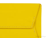 Yellow Patent Mini Box Bag