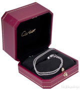 White Gold LOVE Necklace