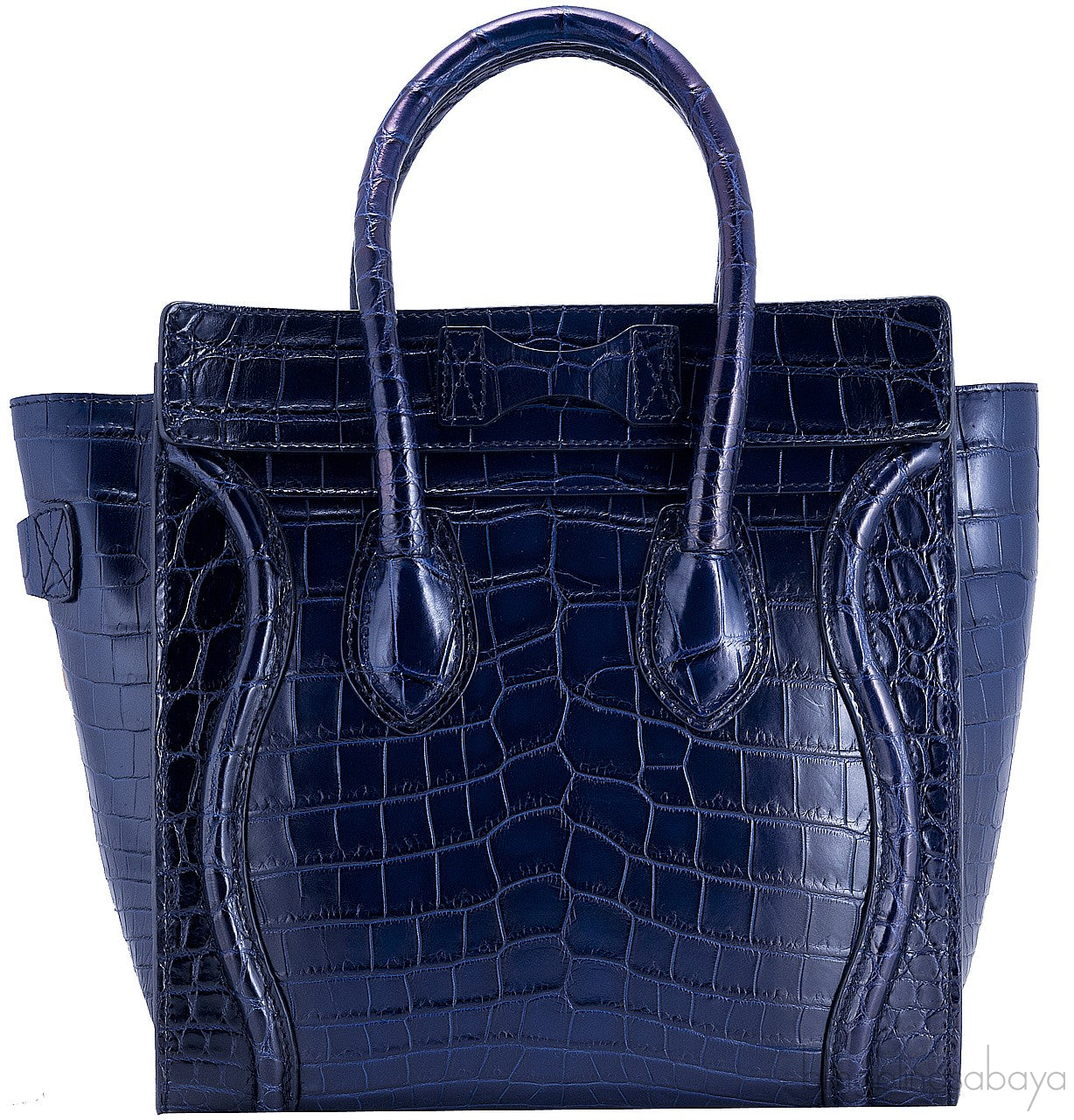 Micro Alligator Luggage Tote