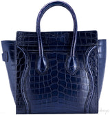 Micro Alligator Luggage Tote