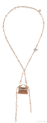 Precieux H Kelly Diamond Rose Gold Necklace