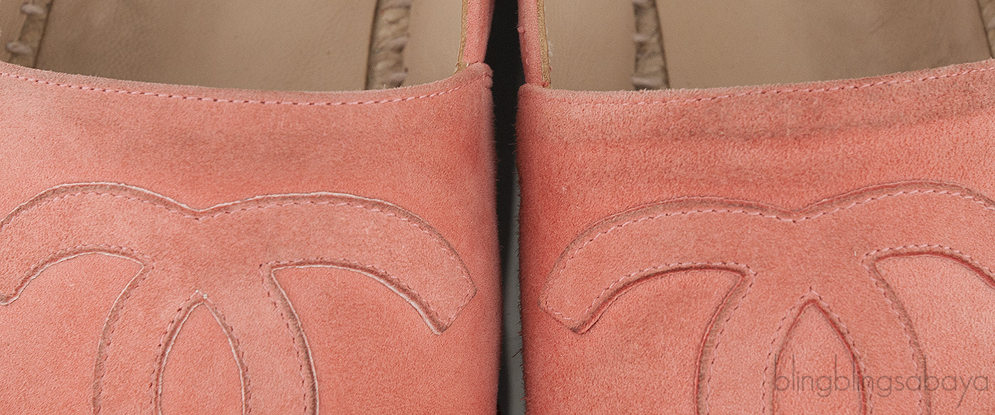 Coral Suede CC Cap Toe Espadrille