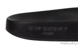 Givenchy Black Logo Print Pool Rubber Slides