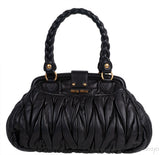 Matelasse Nappa Leather Shoulder Bag