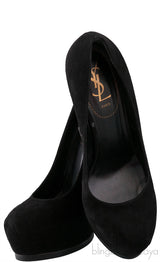 Black Suede Tribtoo Pump
