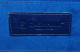 Blue Electric Python Clutch