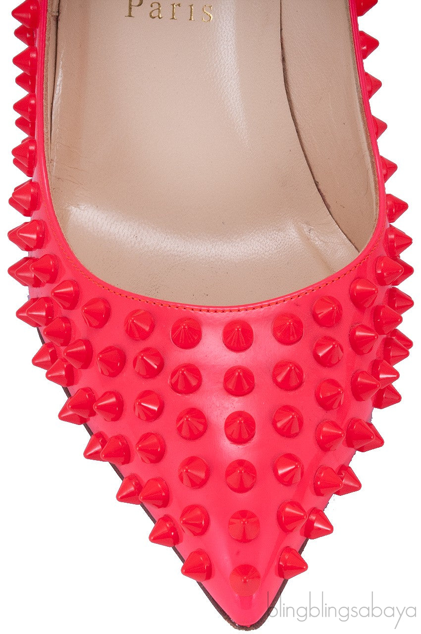 Pigalle Spikes Hot Pink Pump