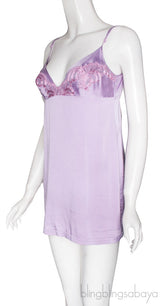 Lilac Satin Cami Dress