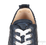 Christian Louboutin Black Python Low-cut Sneakers