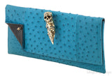 Ostrich Knuckle Ring Clutch