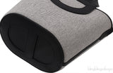 In-the-Loop 18 Ecru/Black Canvas & Black Swift Leather PHW