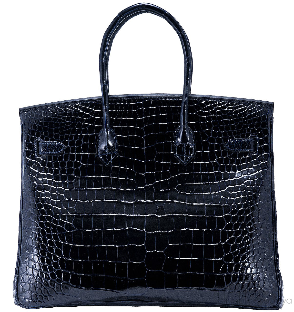 Birkin 35 Blue Marin Croco