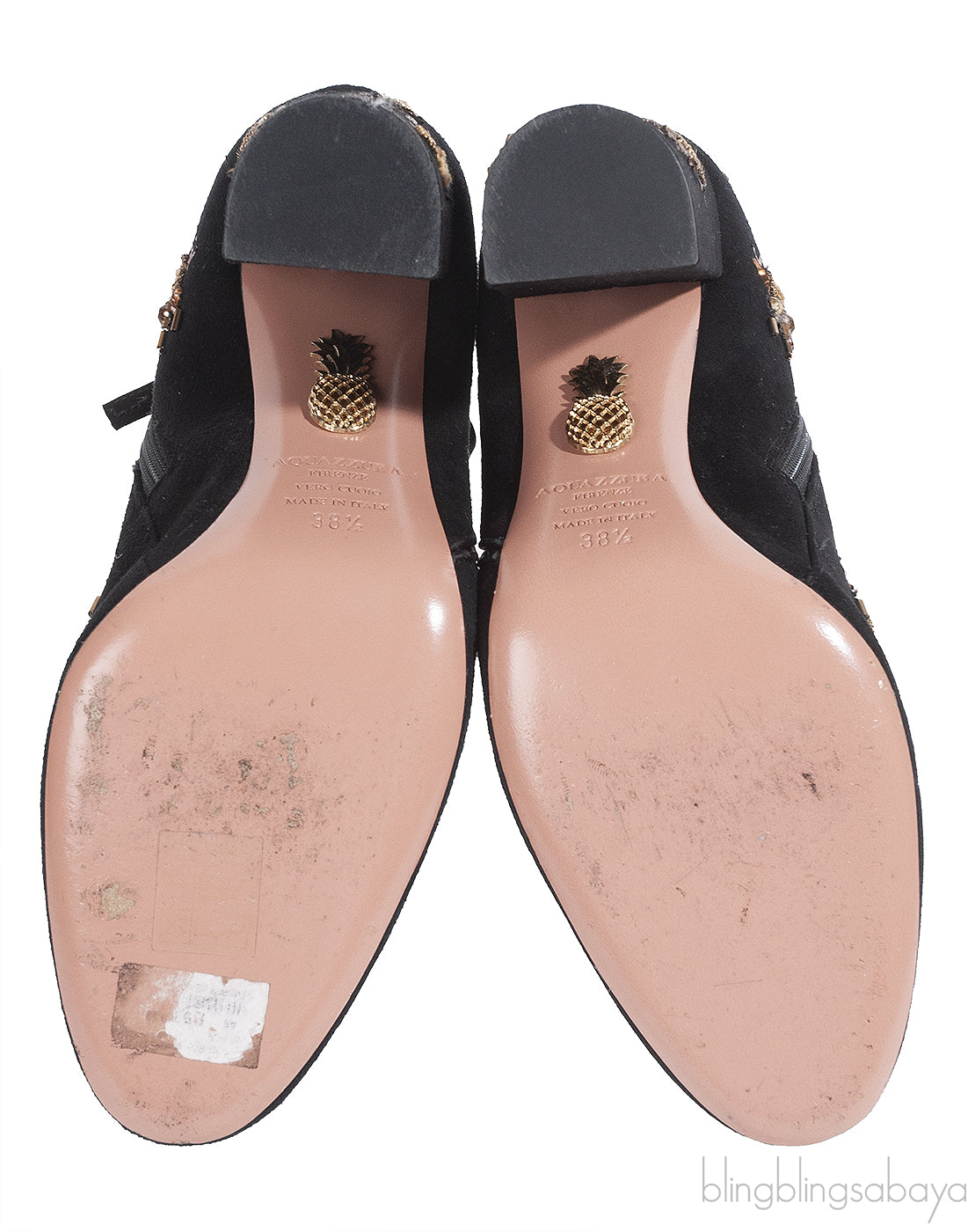 Aquazzura Fauna Insect Embellished Ankle Boots