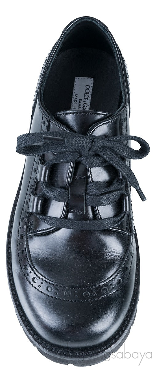 Calzature Stringata Black Shoes