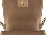 Small Gold Quilted Le Boy