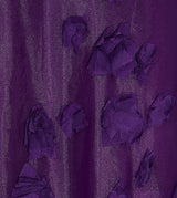 One Shoulder Purple Long Dress