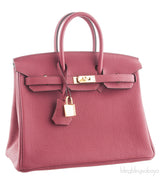 Birkin 25 Rouge Grenat GHW