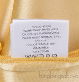 Yellow Cotton Blend Kaftan Dress