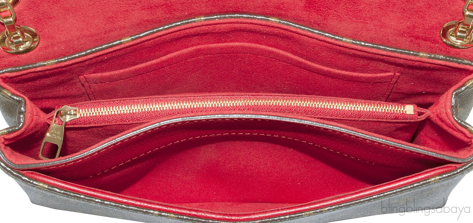 Red Pallas Chain Monogram Bag