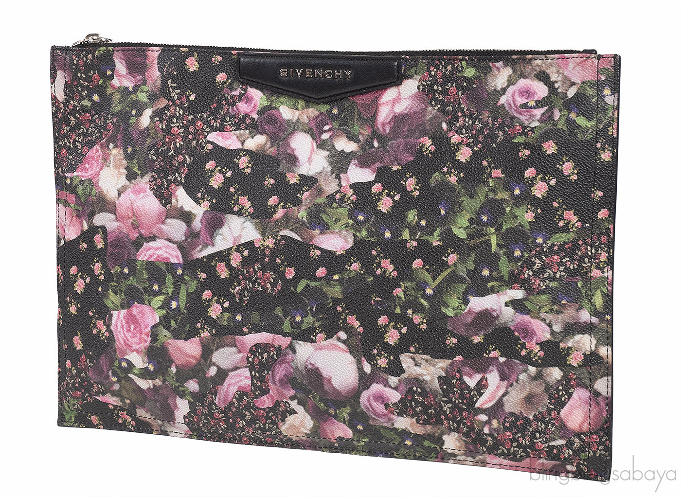 Givenchy Floral Print Large Clutch