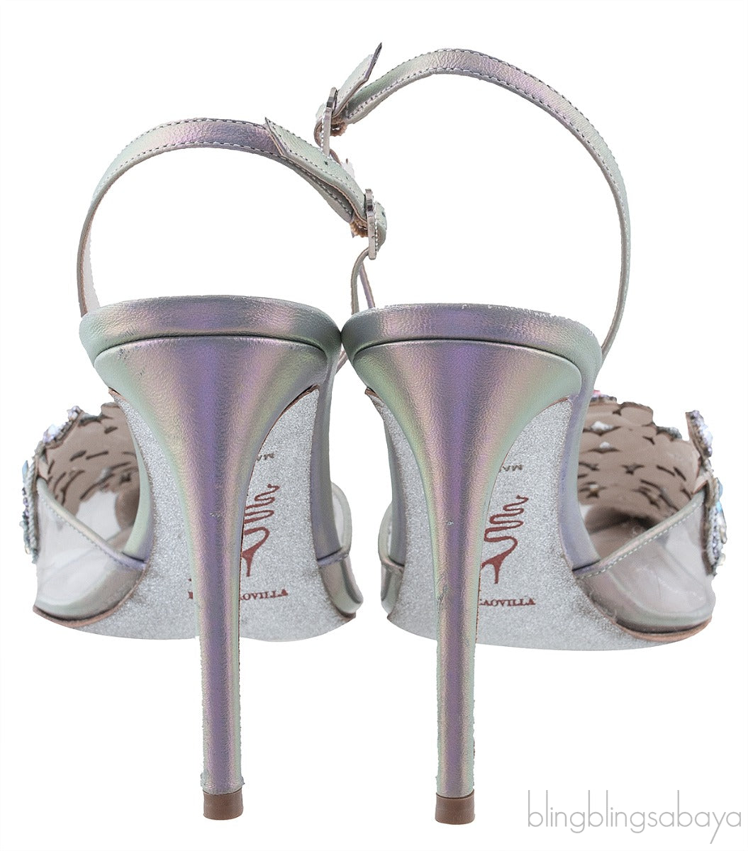 Veneziana Strass PVC Slingback
