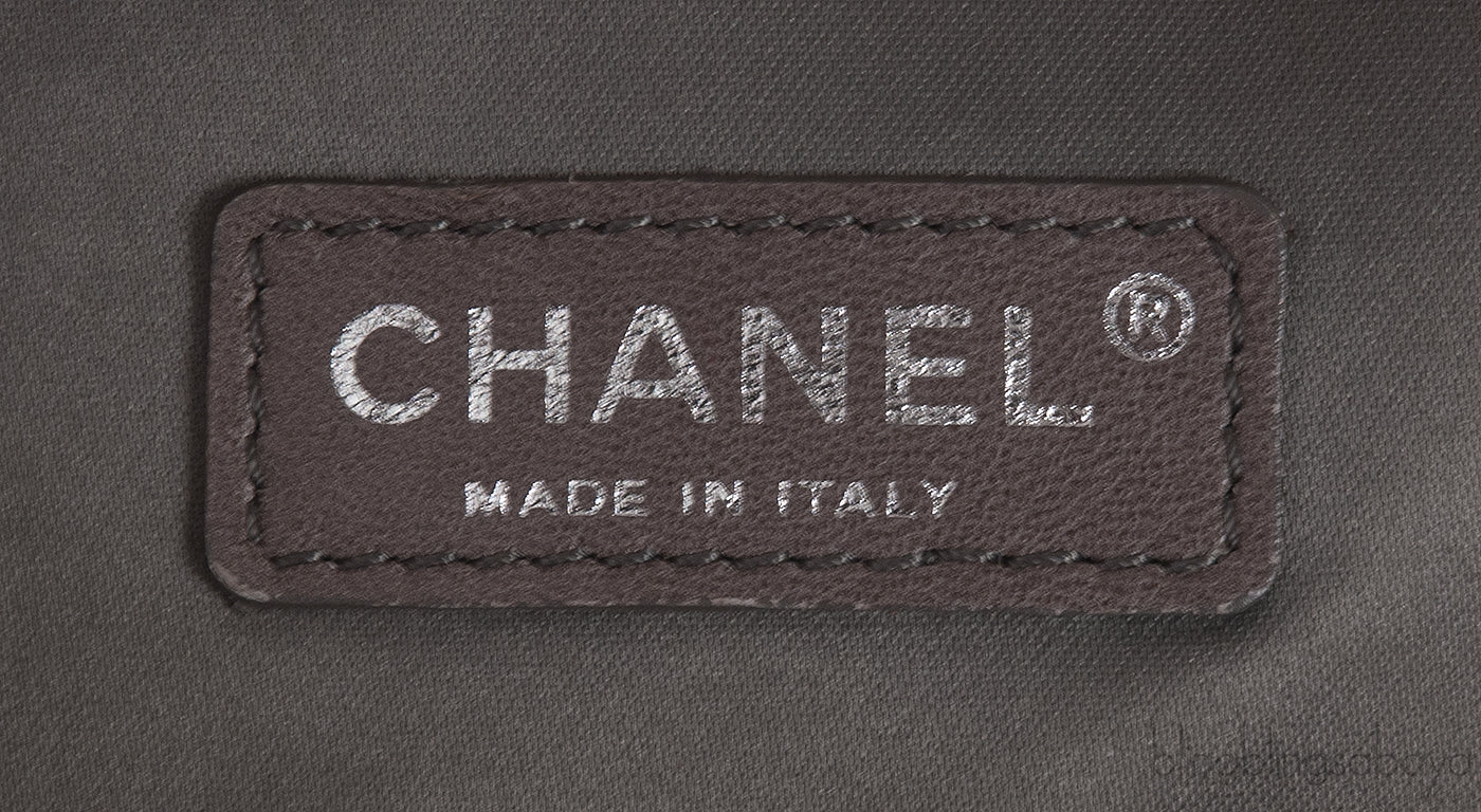 Metallic Gold Perforated Drill Flap Bag