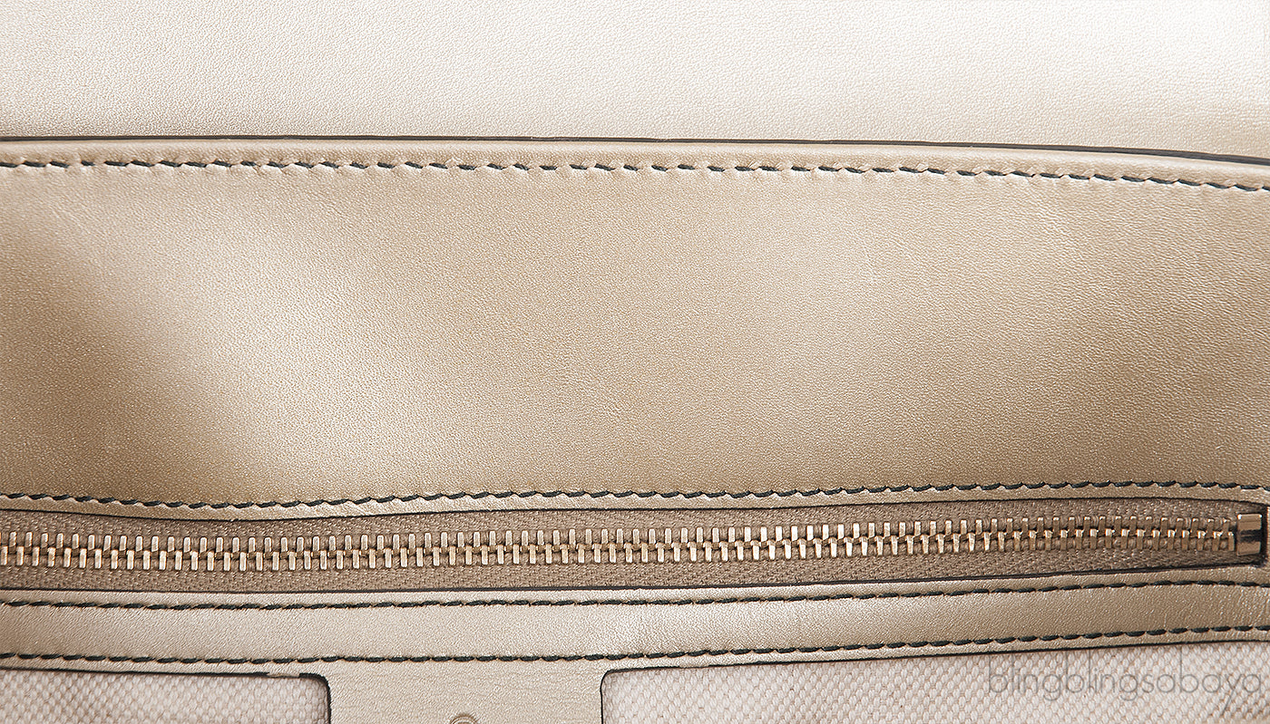 Emily Light Gold Guccissima Shoulder Bag