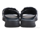 Dior Beige and Black Dior Oblique Technical Jacquard Kids Sandals