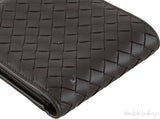Brown Intrecciato Bi-fold Wallet