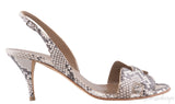 Night 70 Snakeskin Slingback
