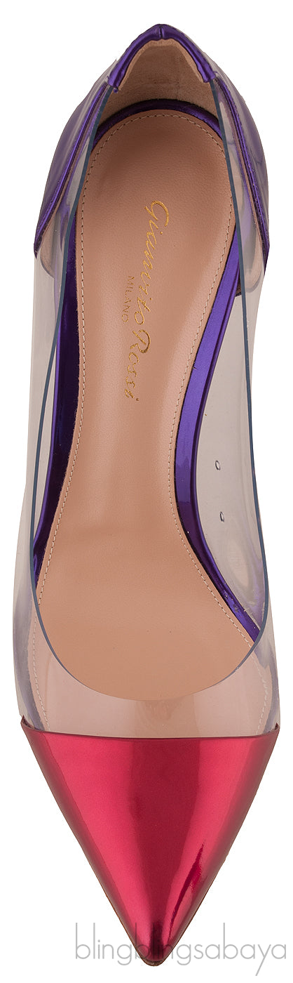 Red & Purple Plexi Pumps