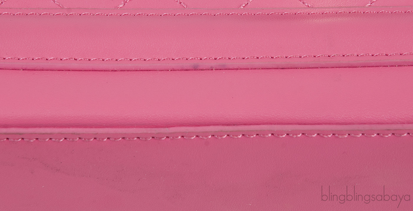 Pink Flap Shoulder Bag