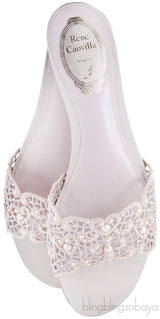Crochet Slip-on Flat Sandals