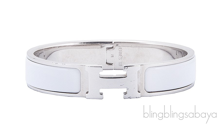 Clic Clac White H Bracelet PM