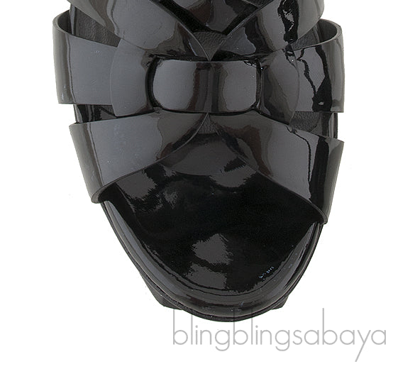 Tribute Black Patent Heels