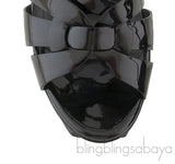 Tribute Black Patent Heels